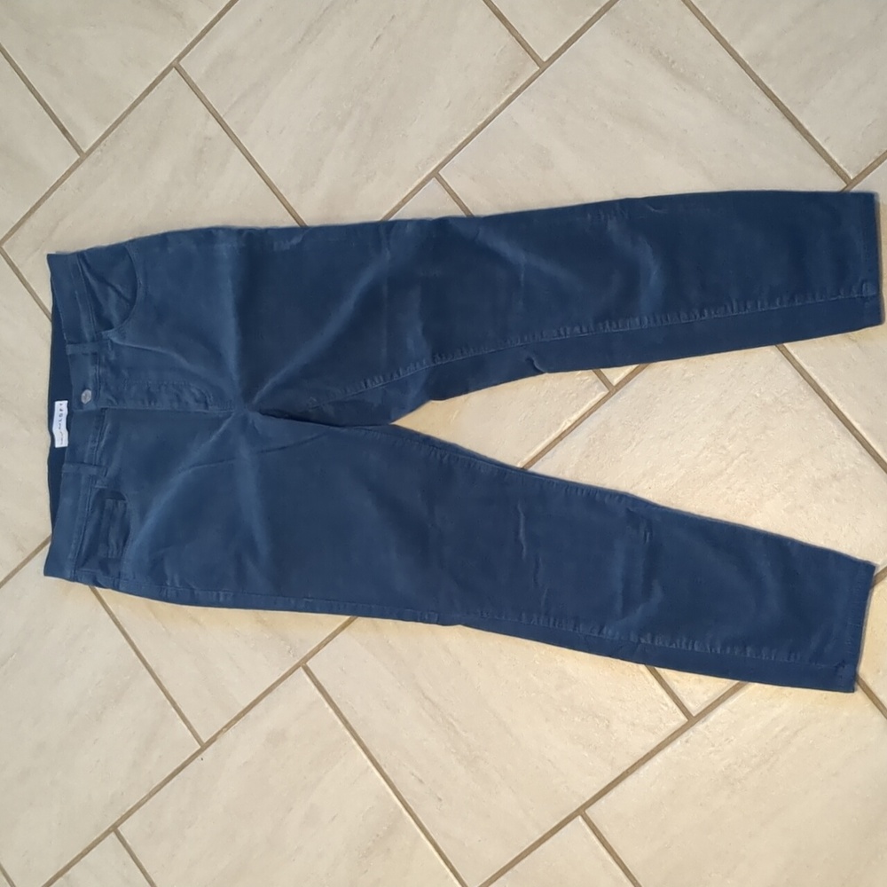 Loft Wedgewood Blue Corduroy Skinny Pants 28/6P - Picture 2 of 12